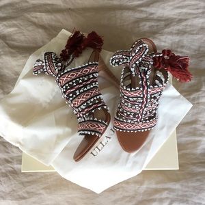 Ulla Johnson Sabina beaded high heel sandals 36